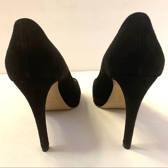 Armani Collezioni Black Suede Pump Heel - Picture 9 of 13
